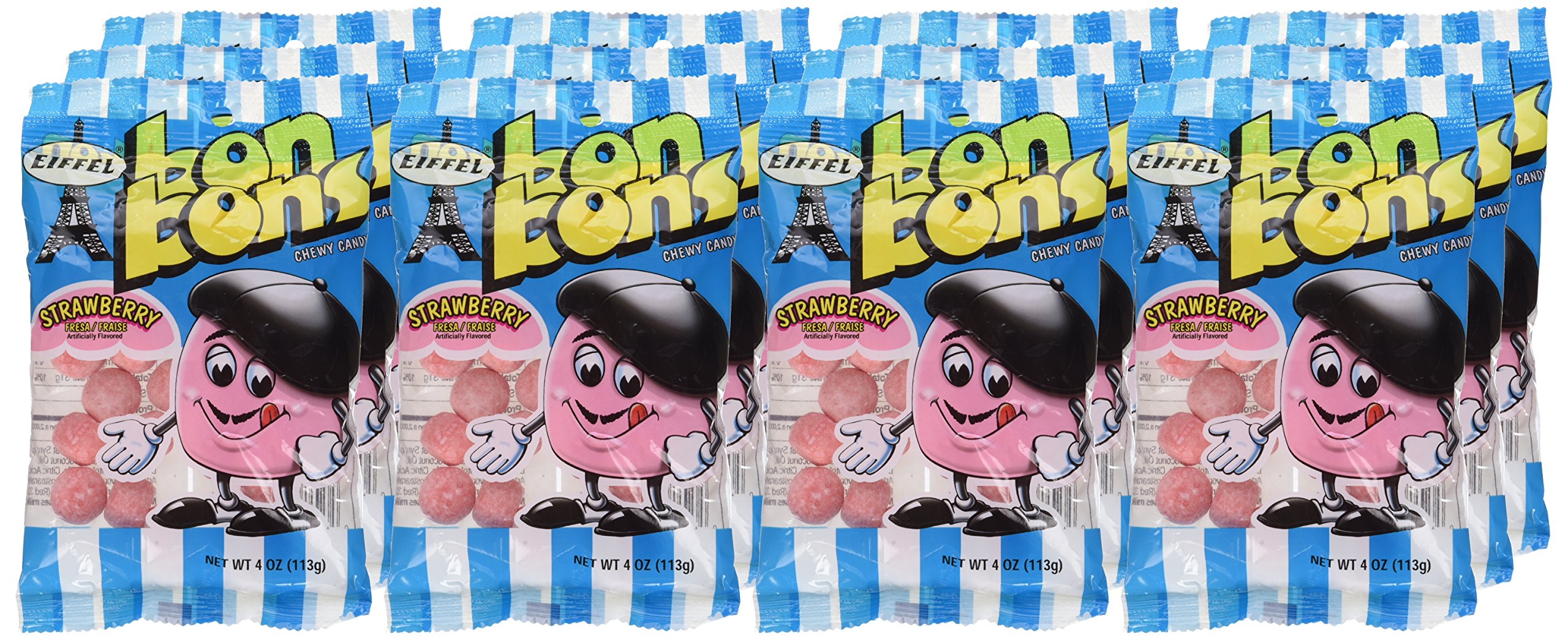 Amazon.com : Bon Bons - Strawberry (Eiffel), 4 oz bag, 12 count